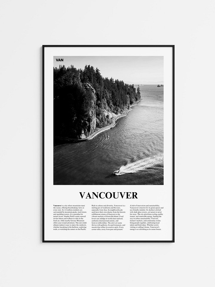 Vancouver 02 Newspaper Poster product image (1)