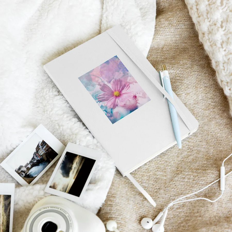 Whimsical Blooms Hardcover Notebook for feminine moms daughters friends product image (10)