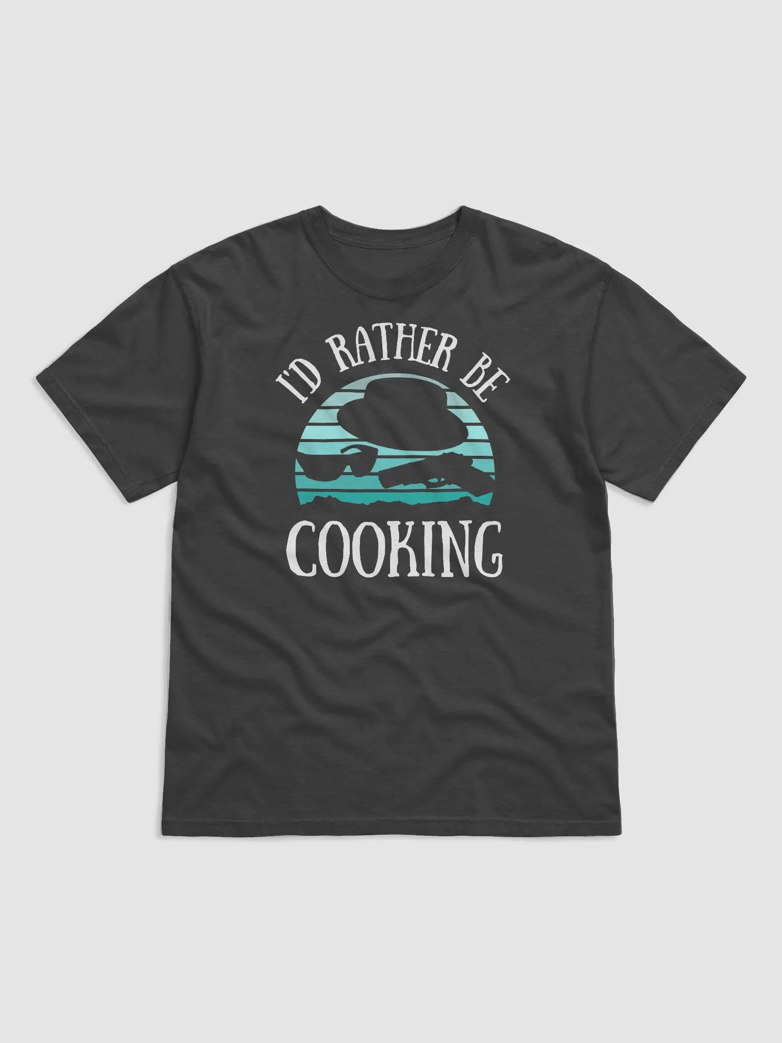 I'd Rather Be Cooking Blue Magic Sunset Tee product image (1)