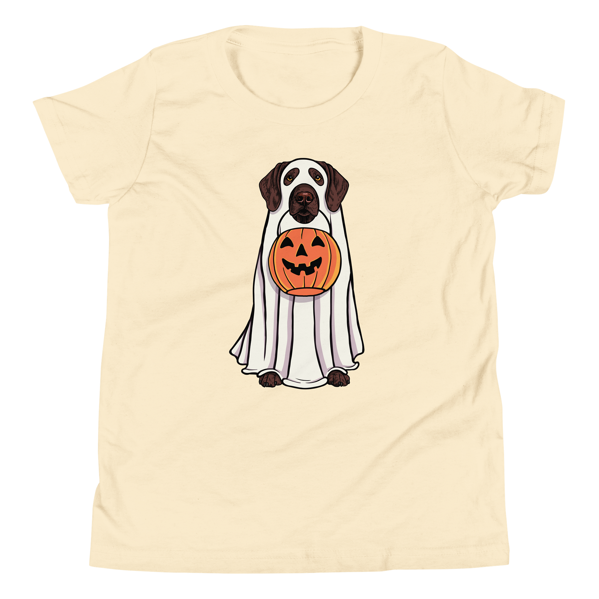 Halloween German Shorthaired Pointer(Liver) Youth T-Shirt product image (5)