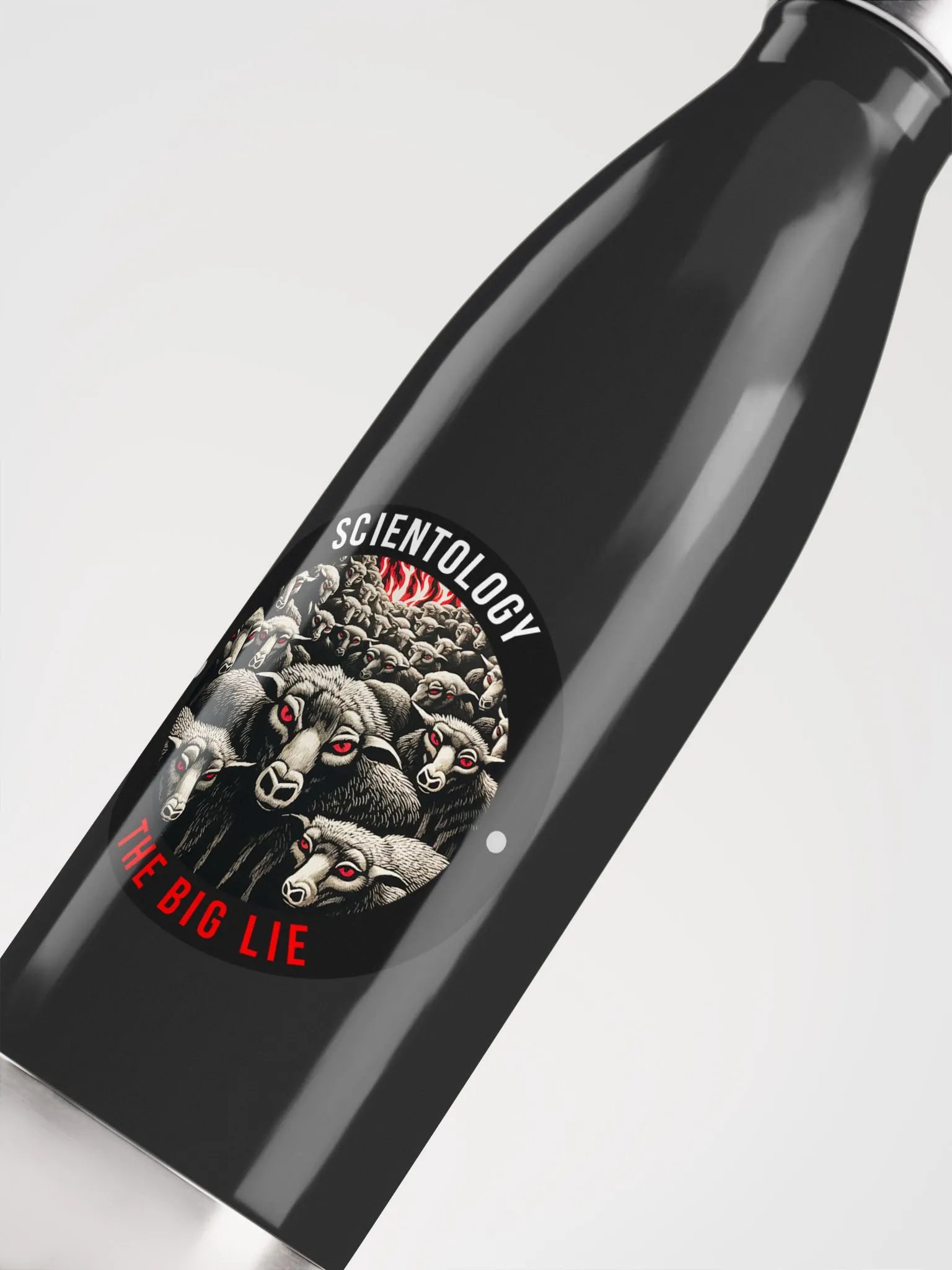 STBL EVIL SHEEP ROUNDEL WATER BOTTLE product image (9)