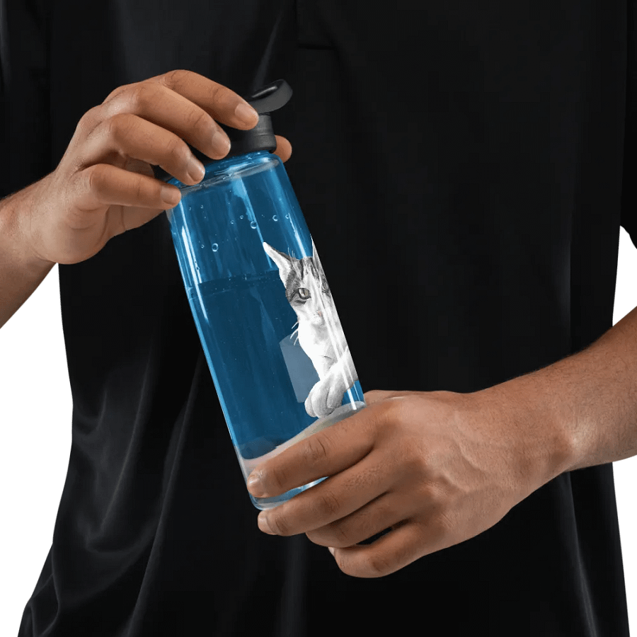 Cat Drawing Water Bottle Straw product image (65)