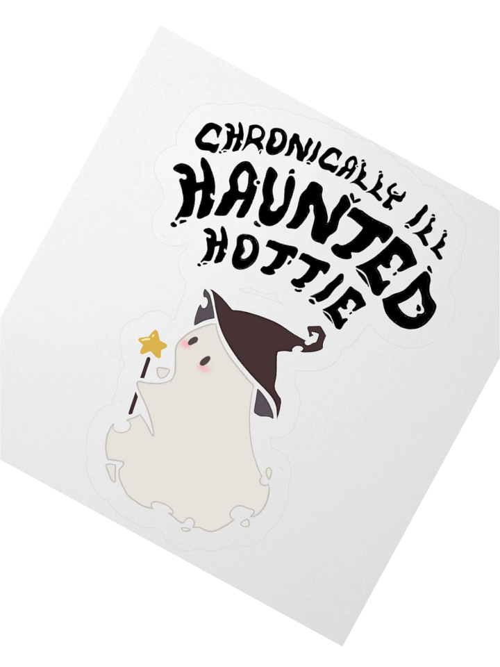 Chronically ill Haunted Hottie Sticker product image (2)