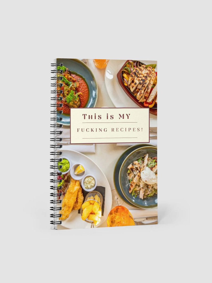 THIS IS MY FUCKING RECIPES! product image (1)
