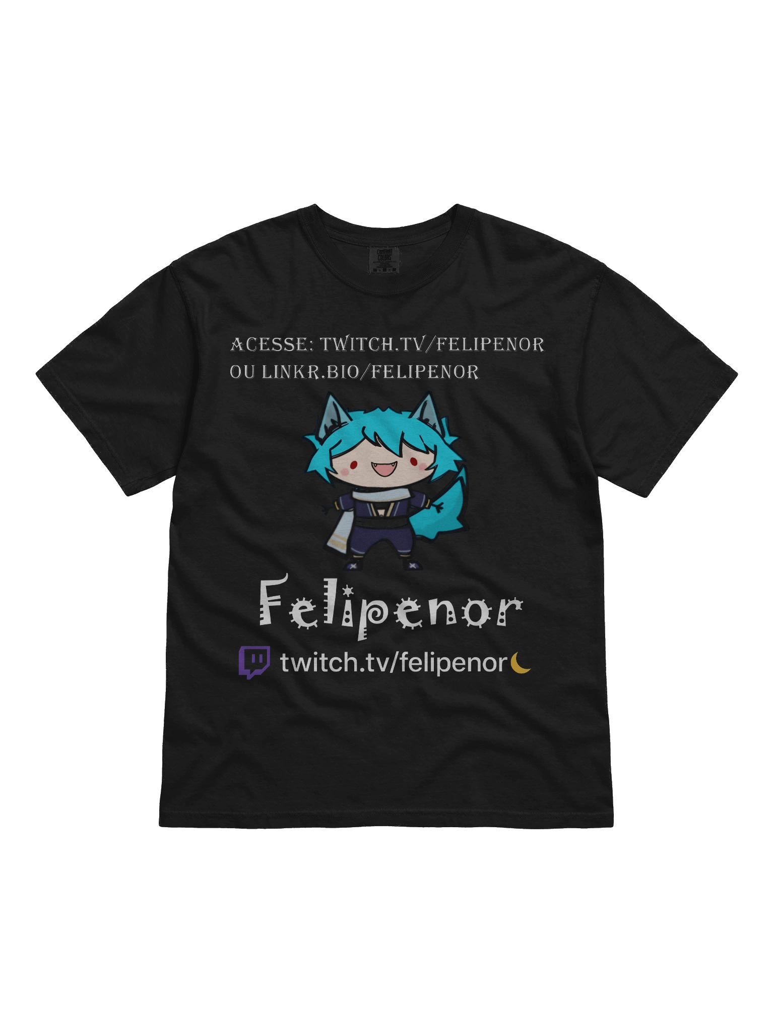 👕 Camiseta Oficial Felipenor – Versão Gênio da Lampada 🌙 product image (1)