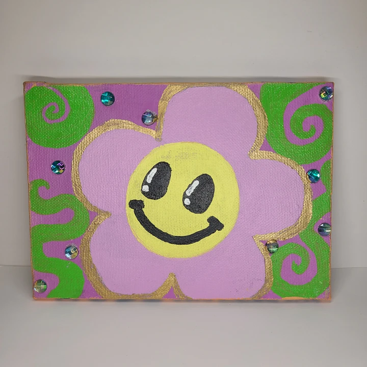 Groovy, Baby! 5x7 painting on canvas product image (1)