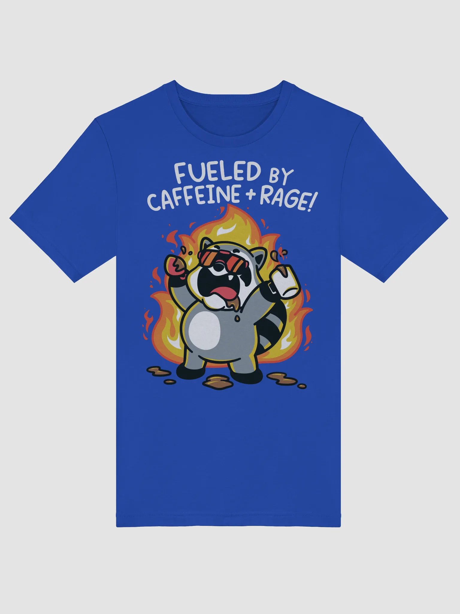 Caffeine & Rage Athletic Tee product image (2)