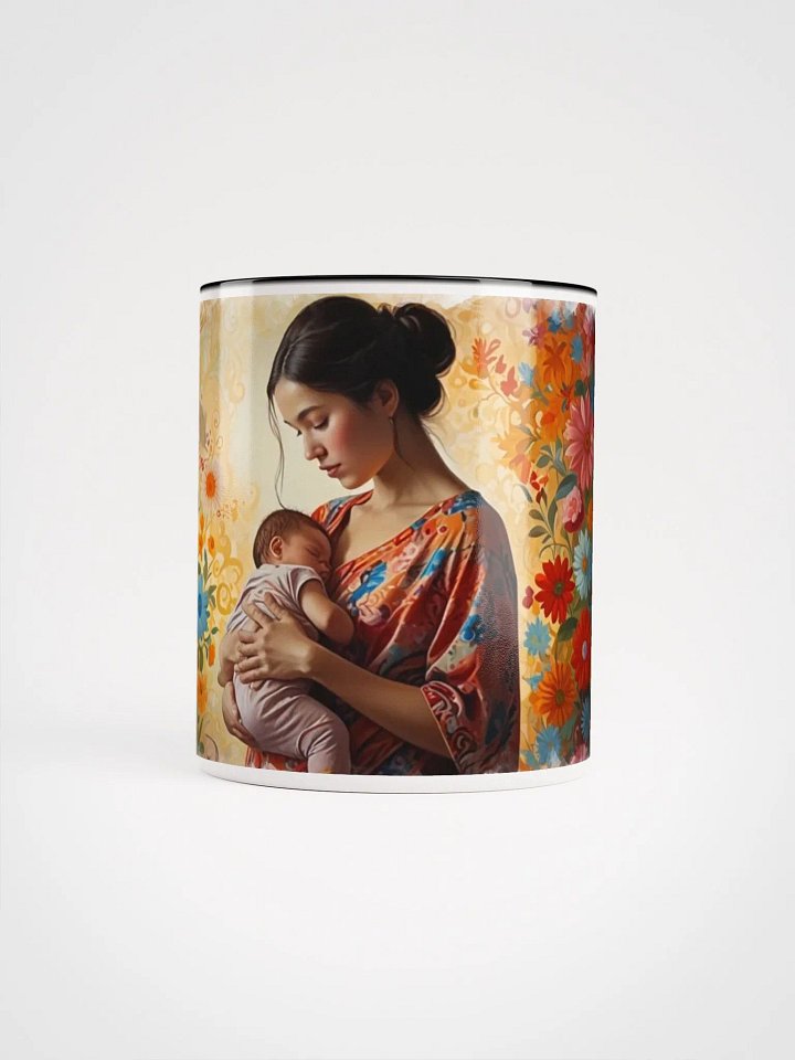 Stanisław Wyspiański Inspired Ceramic Mug – Motherhood Art, Colored Interior product image (19)