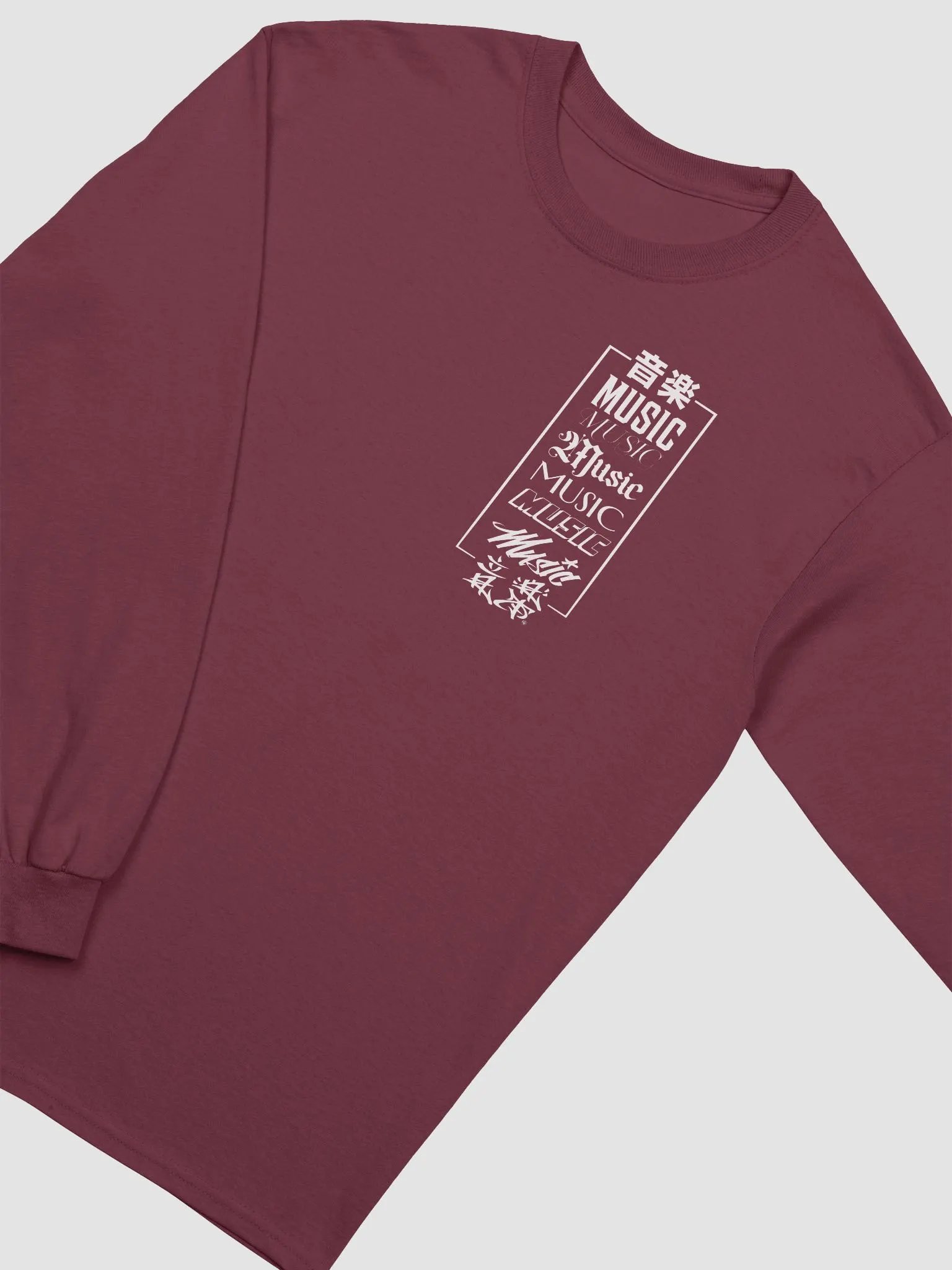 Music Repeated Long Sleeve Tee product image (17)