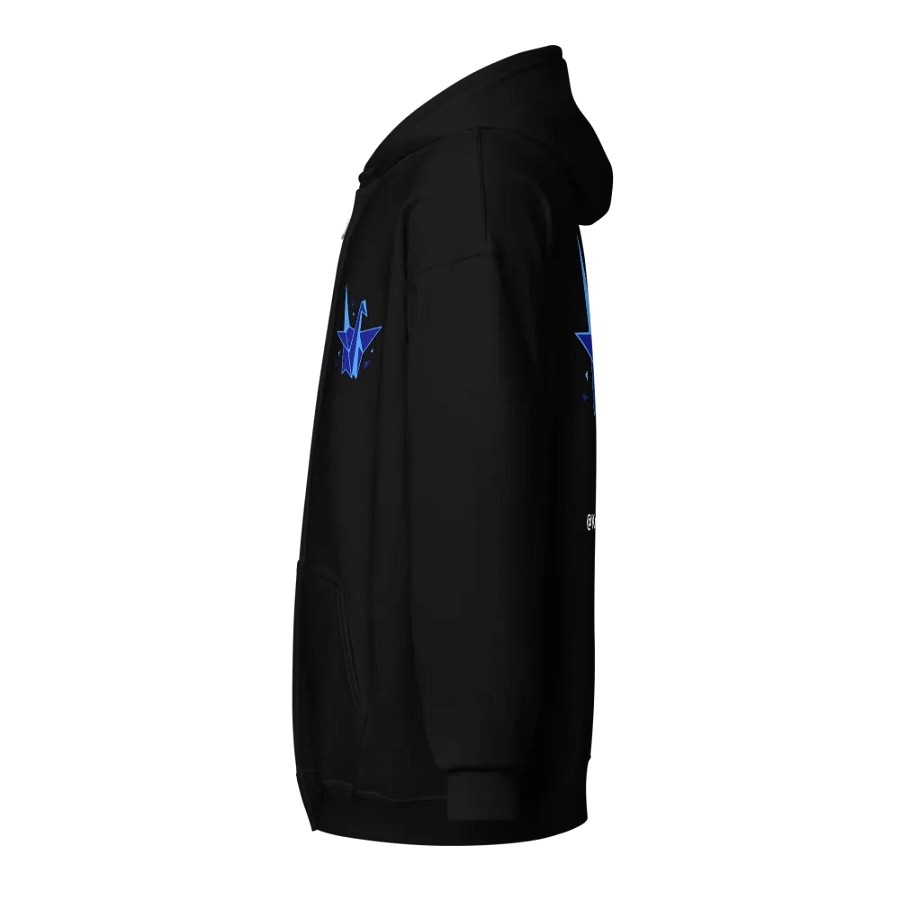 KrazeyHazey Crane Zip Up Hoodie - Blue product image (5)