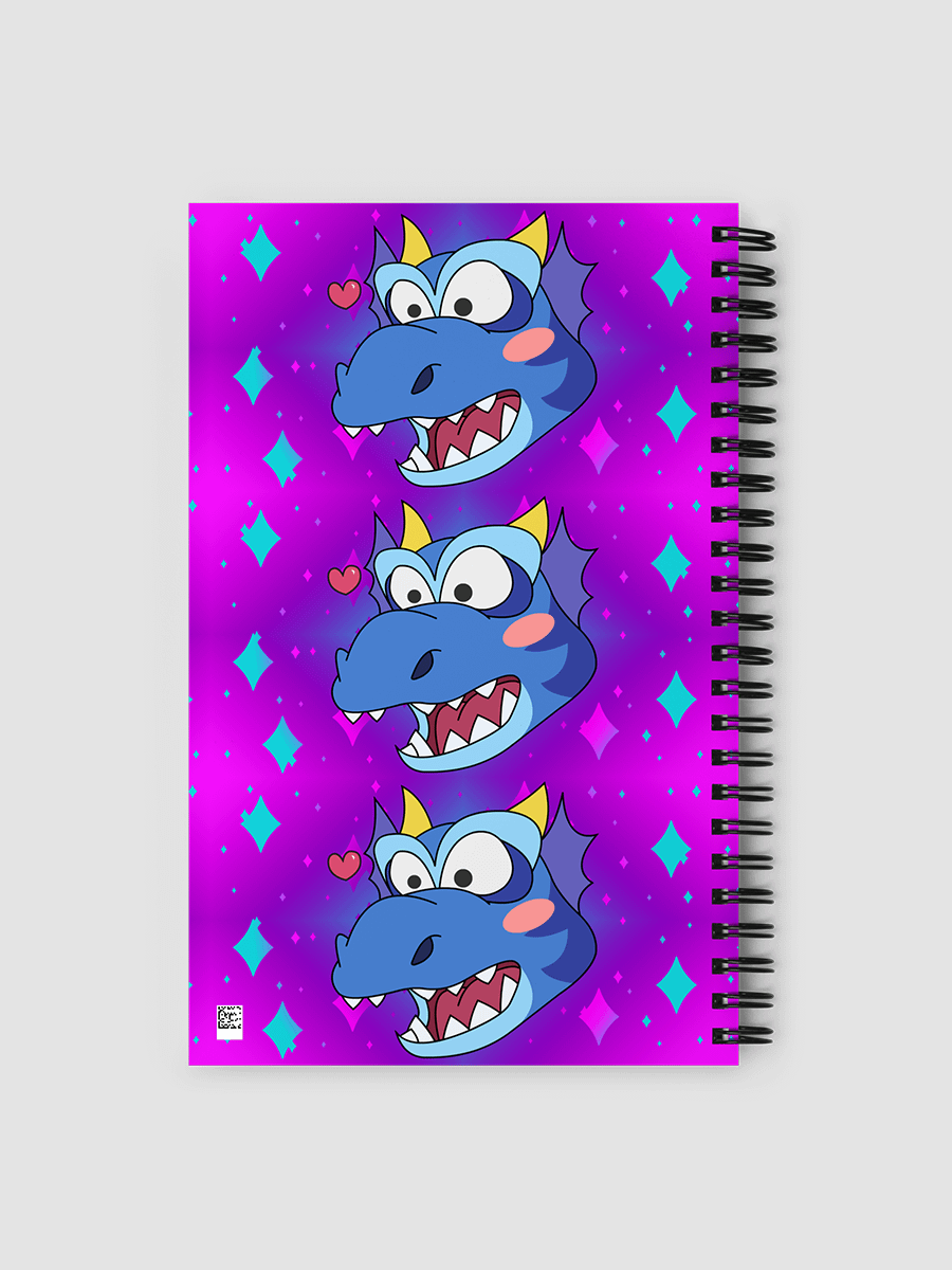 Love Blue Dragons Spiral Notebook product image (2)