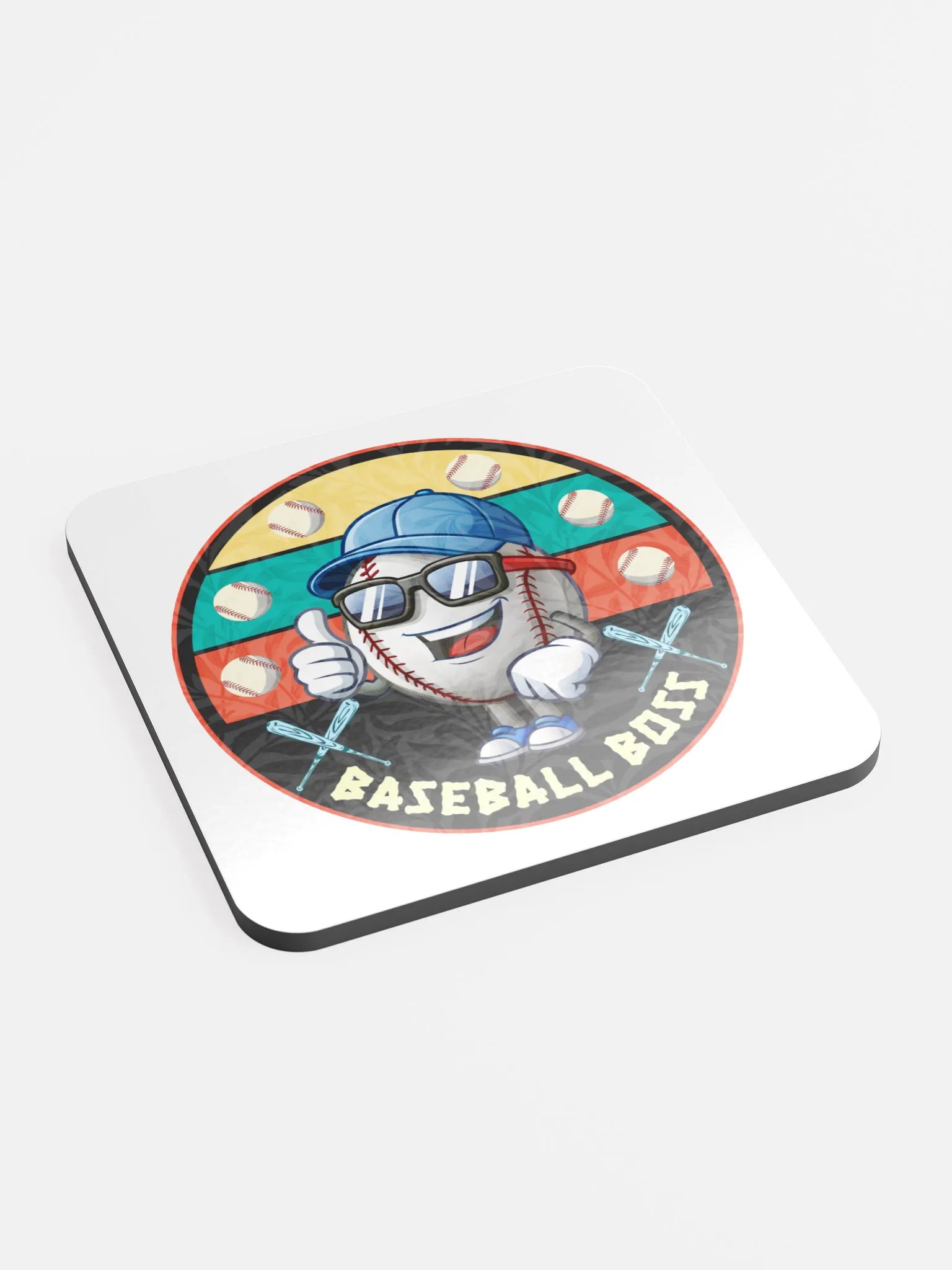 Baseball Boss Thumbs-Up Coaster product image (3)