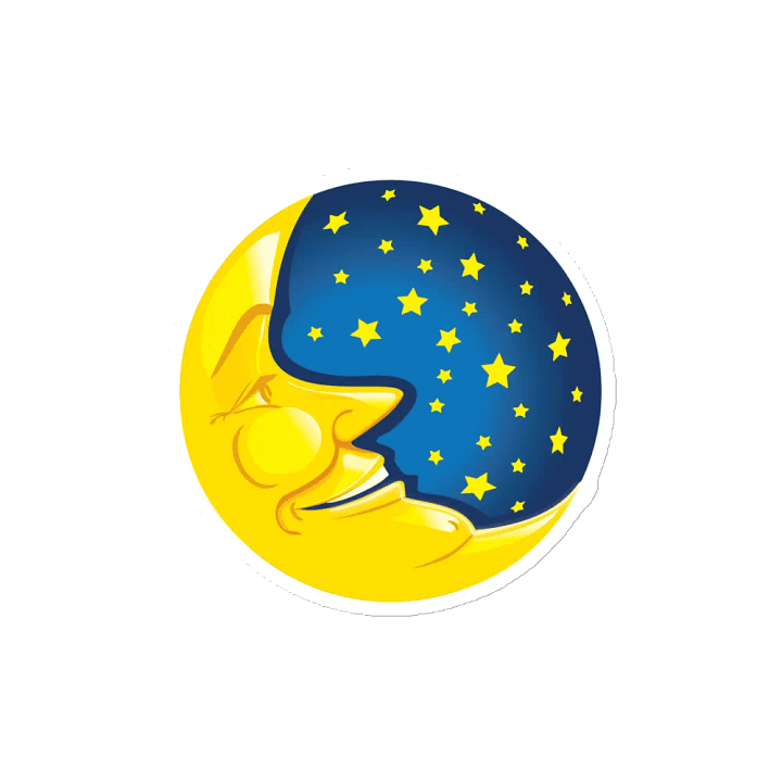 Smiling Moon Die-Cut Magnets product image (2)