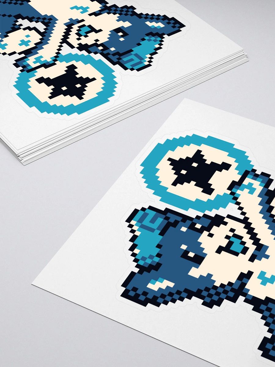 Pixel Shiba Star Sticker product image (4)