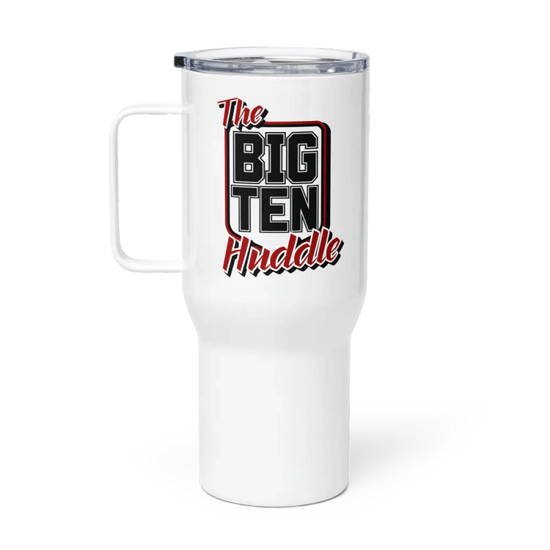 Big Ten Huddle Stainless Steel Travel Mug