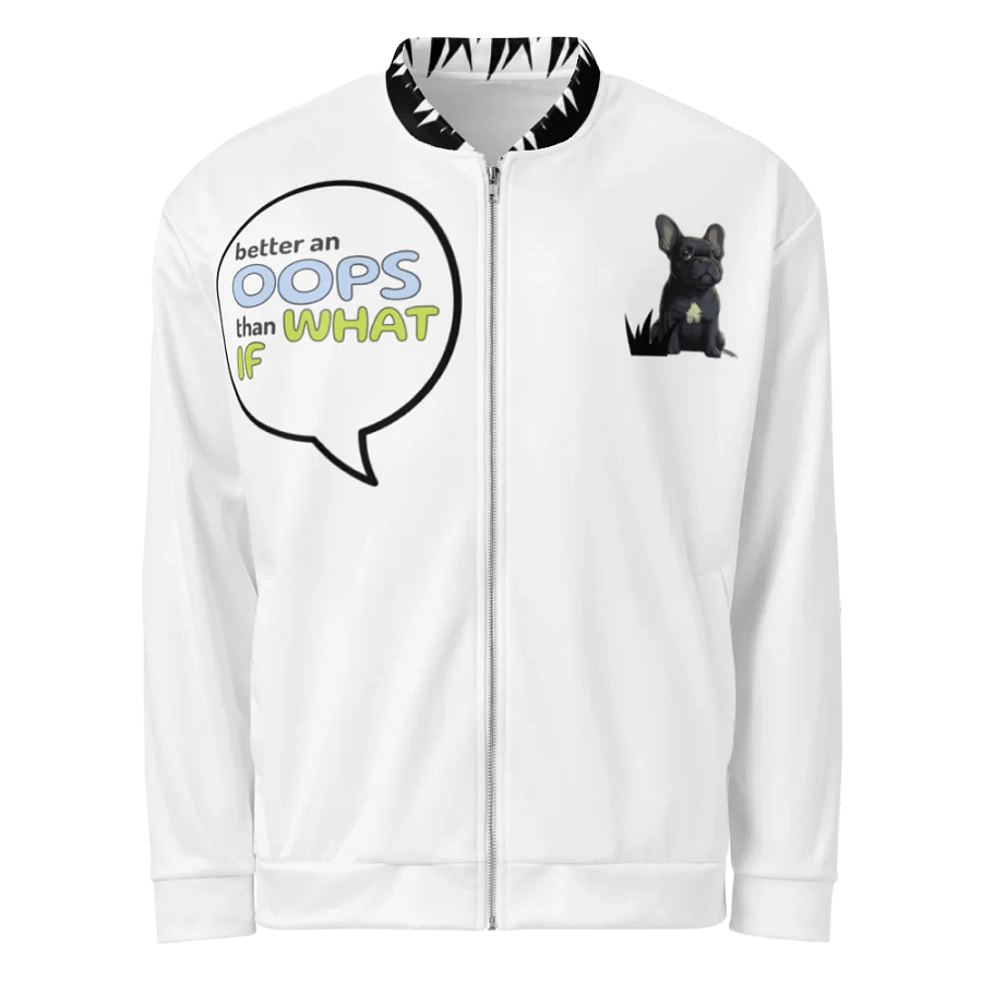 🐶 Cute Puppy Bomber Jacket – Unleash Your Custom Style! product image (1)