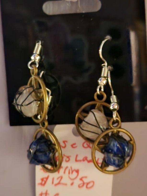 corresponding crystal earrings (not bulk buy) product image (2)