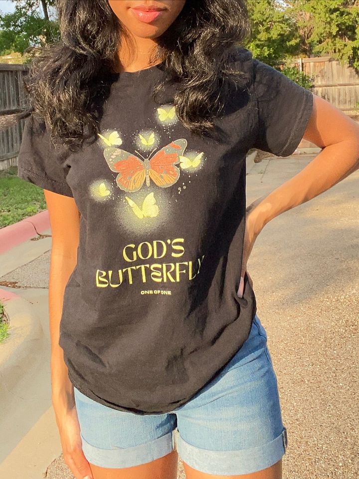 God’s Butterfly (One of One) Unisex Tee product image (1)