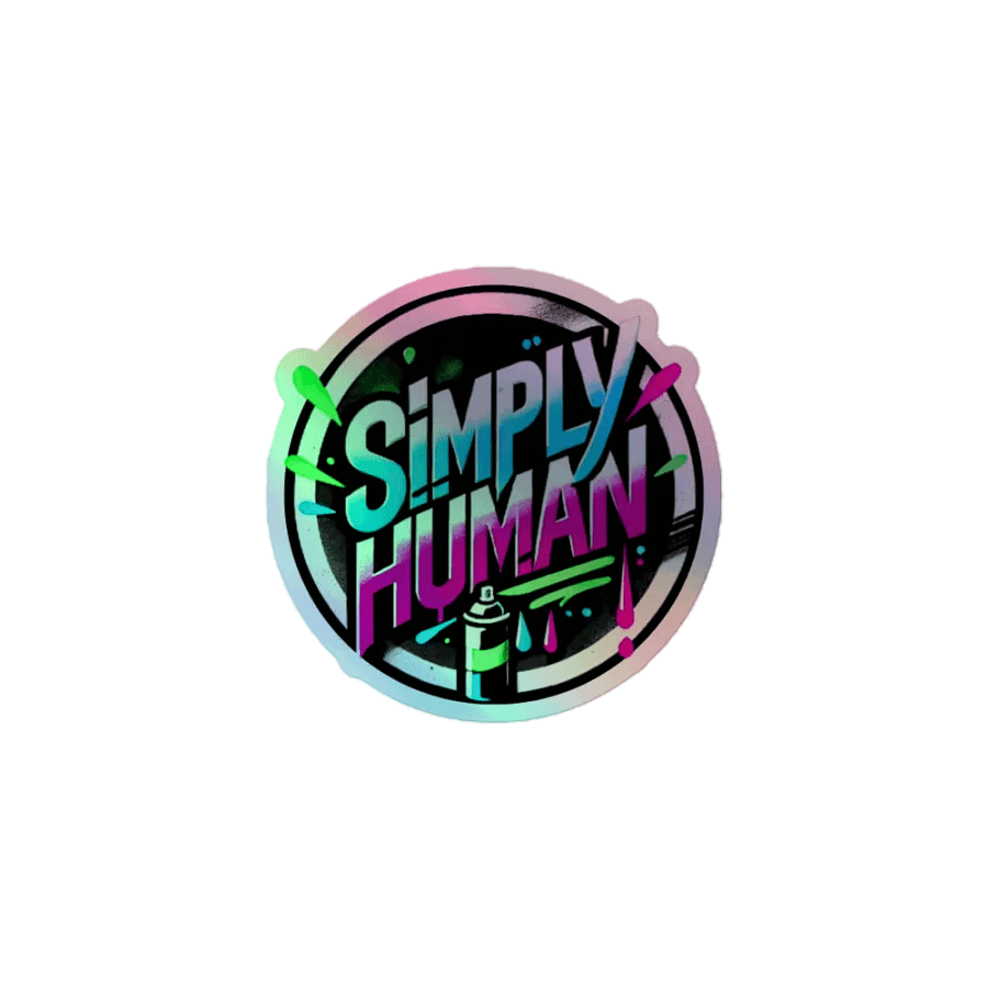 Simply Human Sticker product image (1)