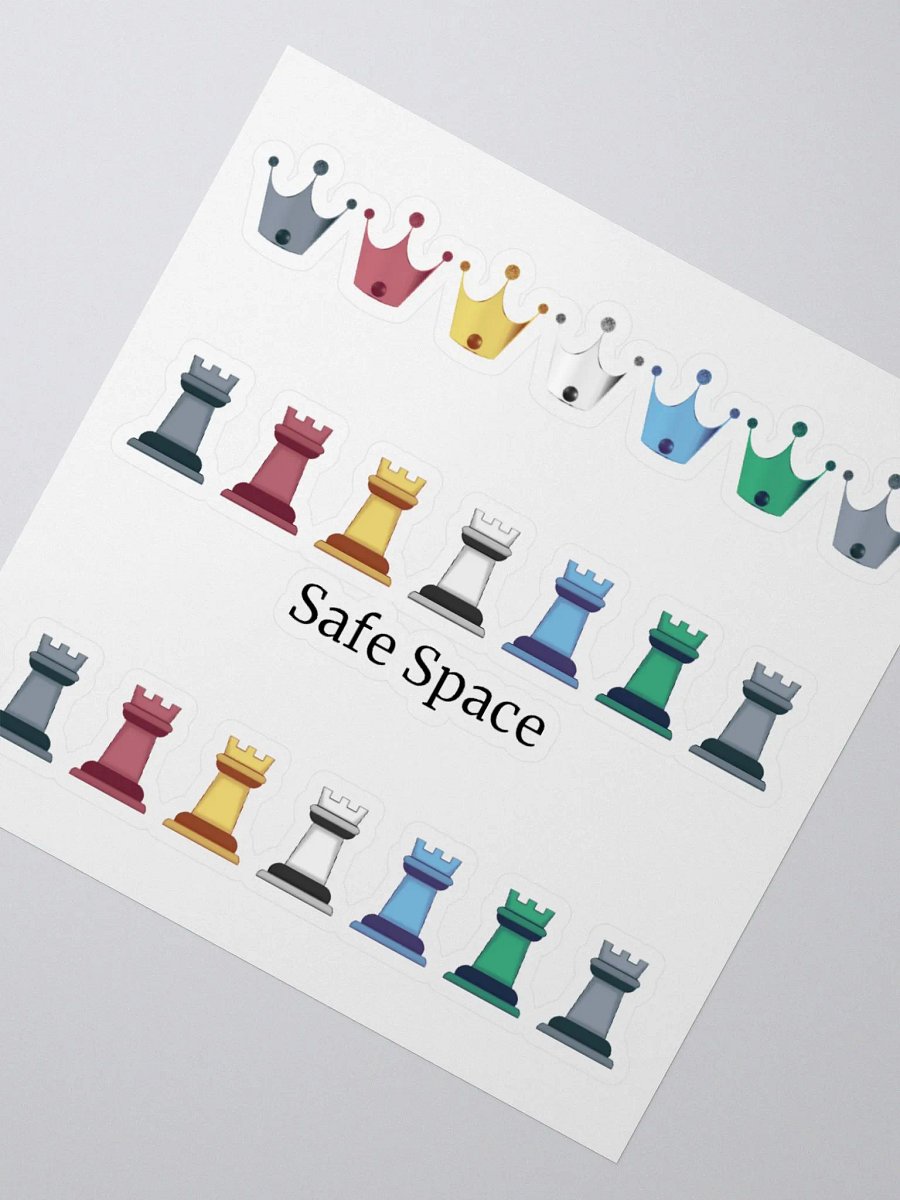 Sticker Sheet: Disability Pride Safe Space product image (2)