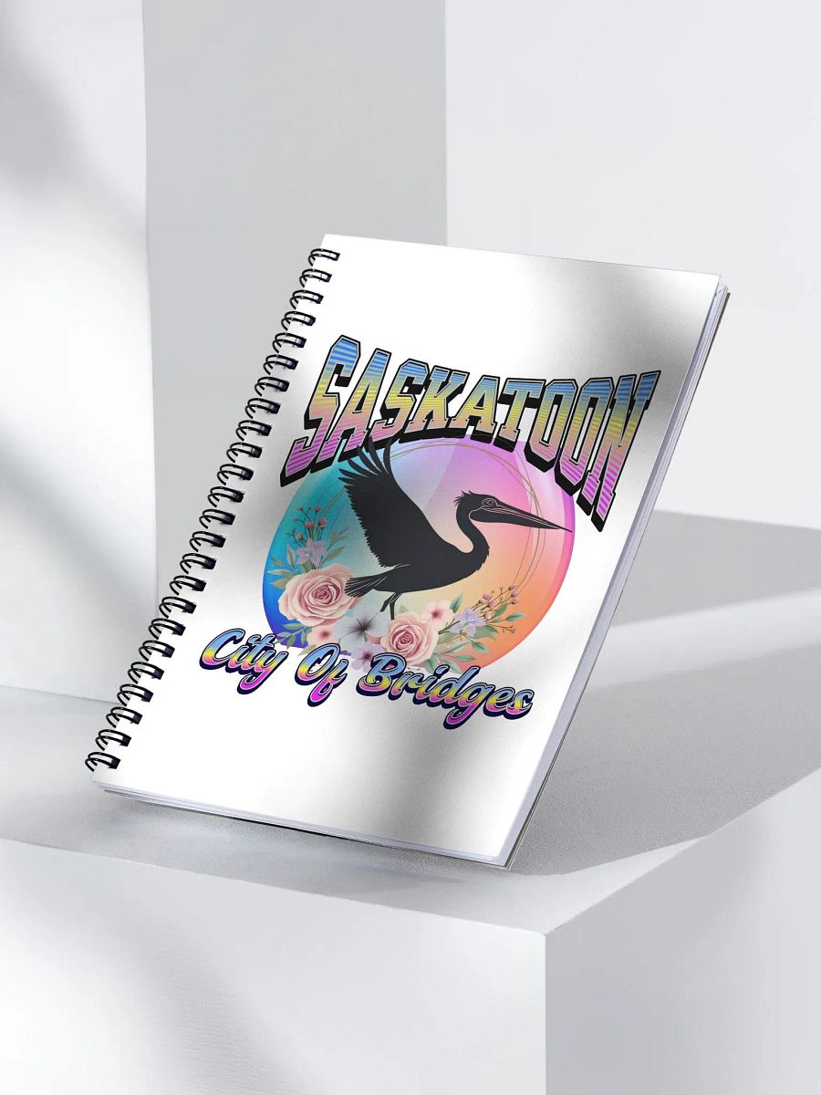 Saskatoon Pelican City of Bridges Notebook product image (2)