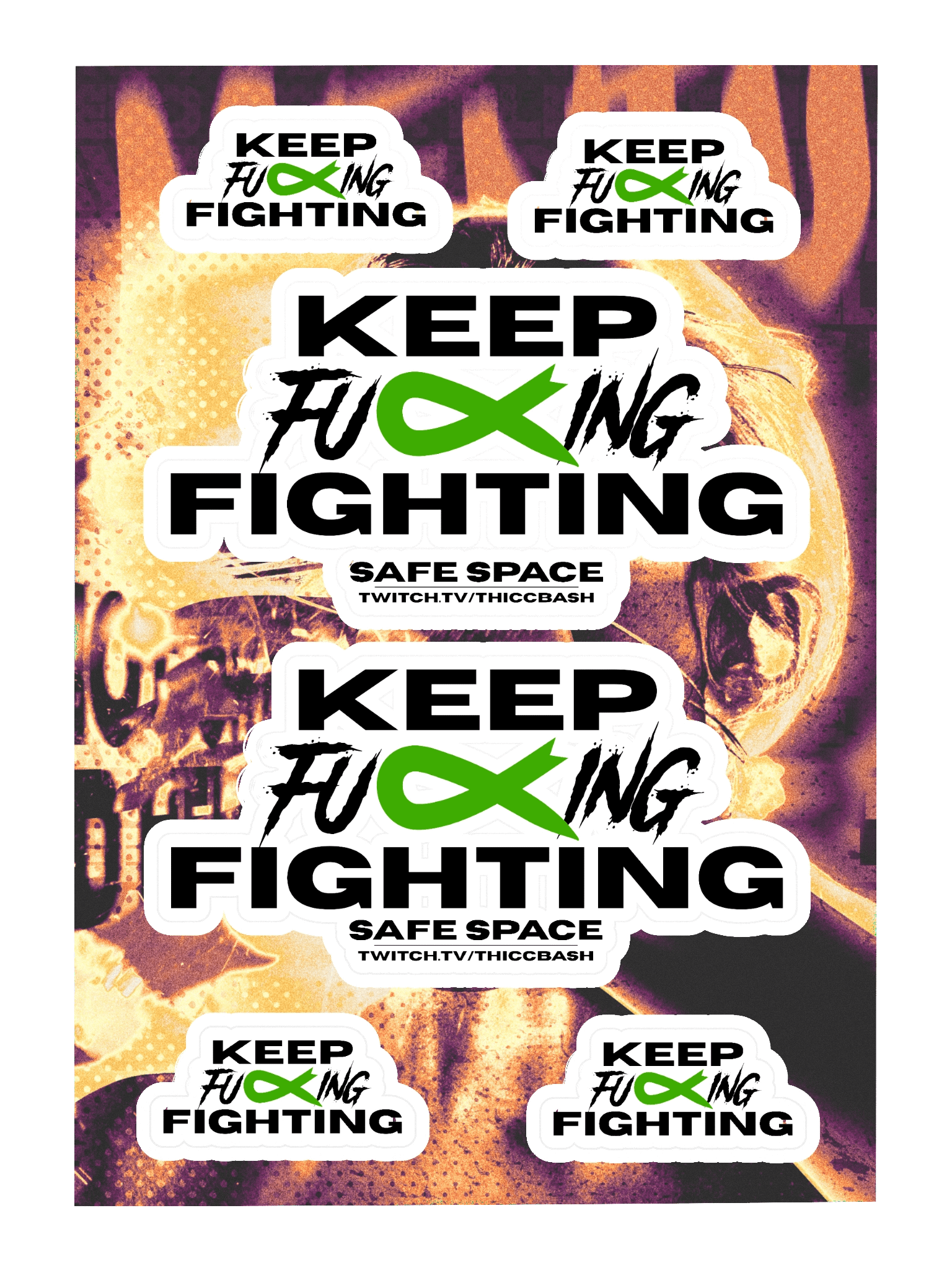 Keep Fucking Fighting Stickers product image (3)