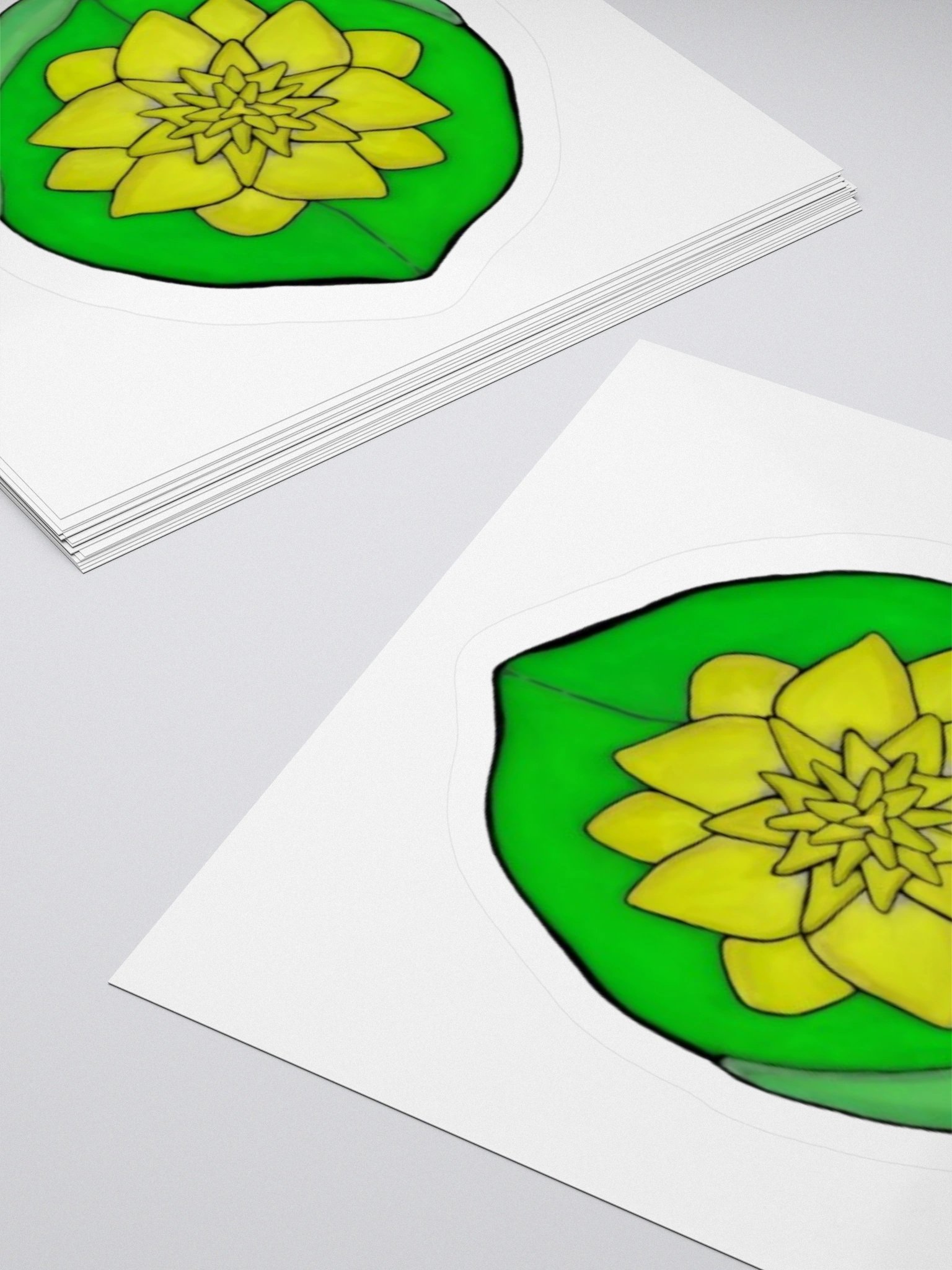 Lotus Bloom Sticker Set product image (4)