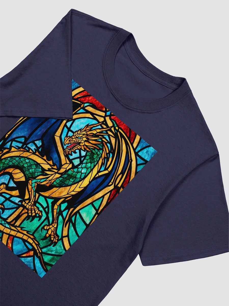Majestic Stained Glass Dragon: A Mythical product image (43)