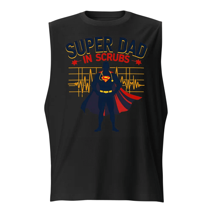 Super Dad in Scrubs Muscle Tank product image (1)
