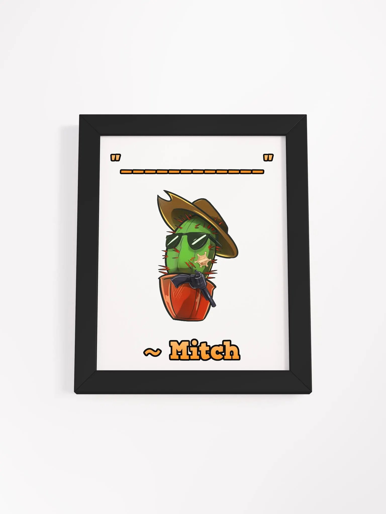 Mitch Quote Framed Poster product image (19)