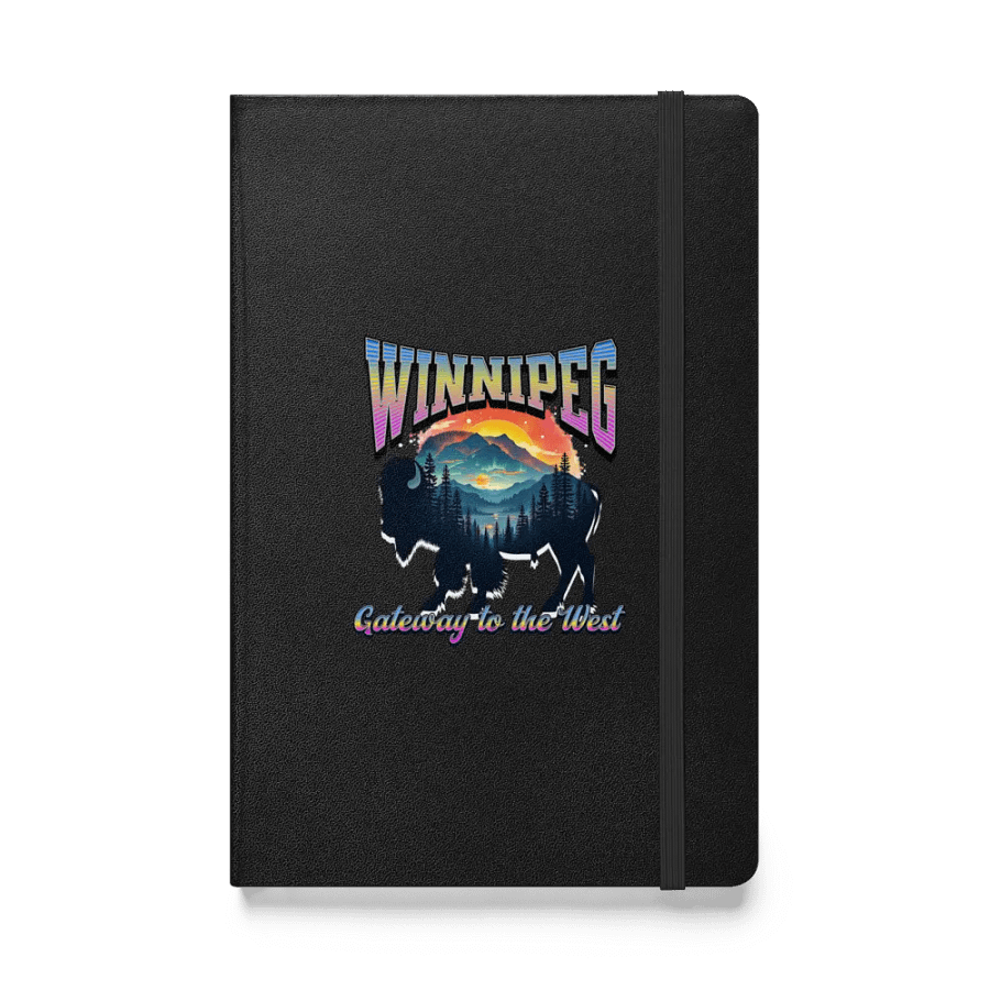Winnipeg Gateway To The West Bison Hardcover Notebook product image (1)