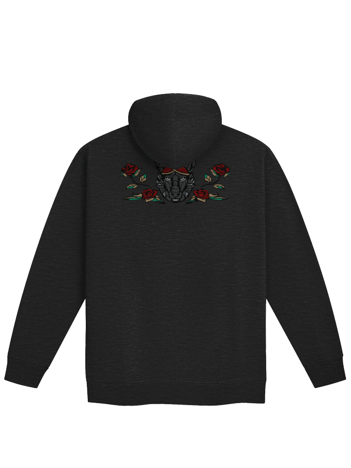 Zip-up Hoodie - Wolf & Roses product image (1)