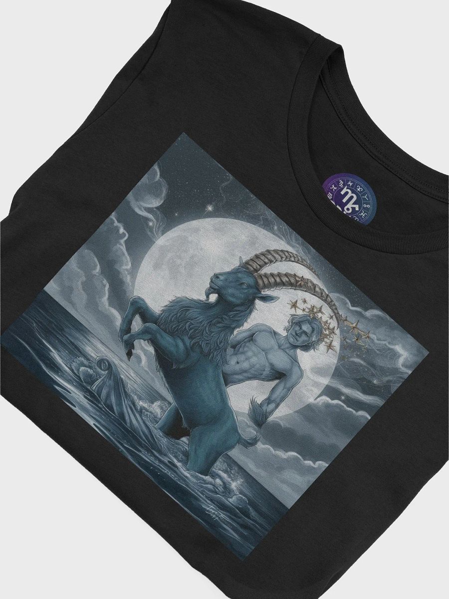Exclusive Capricorn Zodiac T-Shirt - Unisex Astrology Gift with Majestic Sea-Goat Design product image (8)