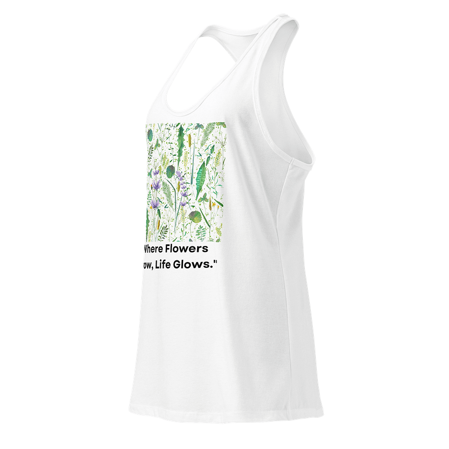 Floral Serenity Racerback Tank product image (3)
