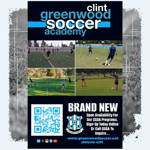 Open availability for our CGSA programs. Sign-up today online or call CGSA to inquire... Check out @clint_greenwood_soccer_ac...