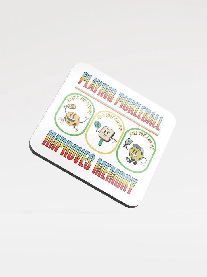 Playing Pickleball Improves Memory Coasters product image (2)