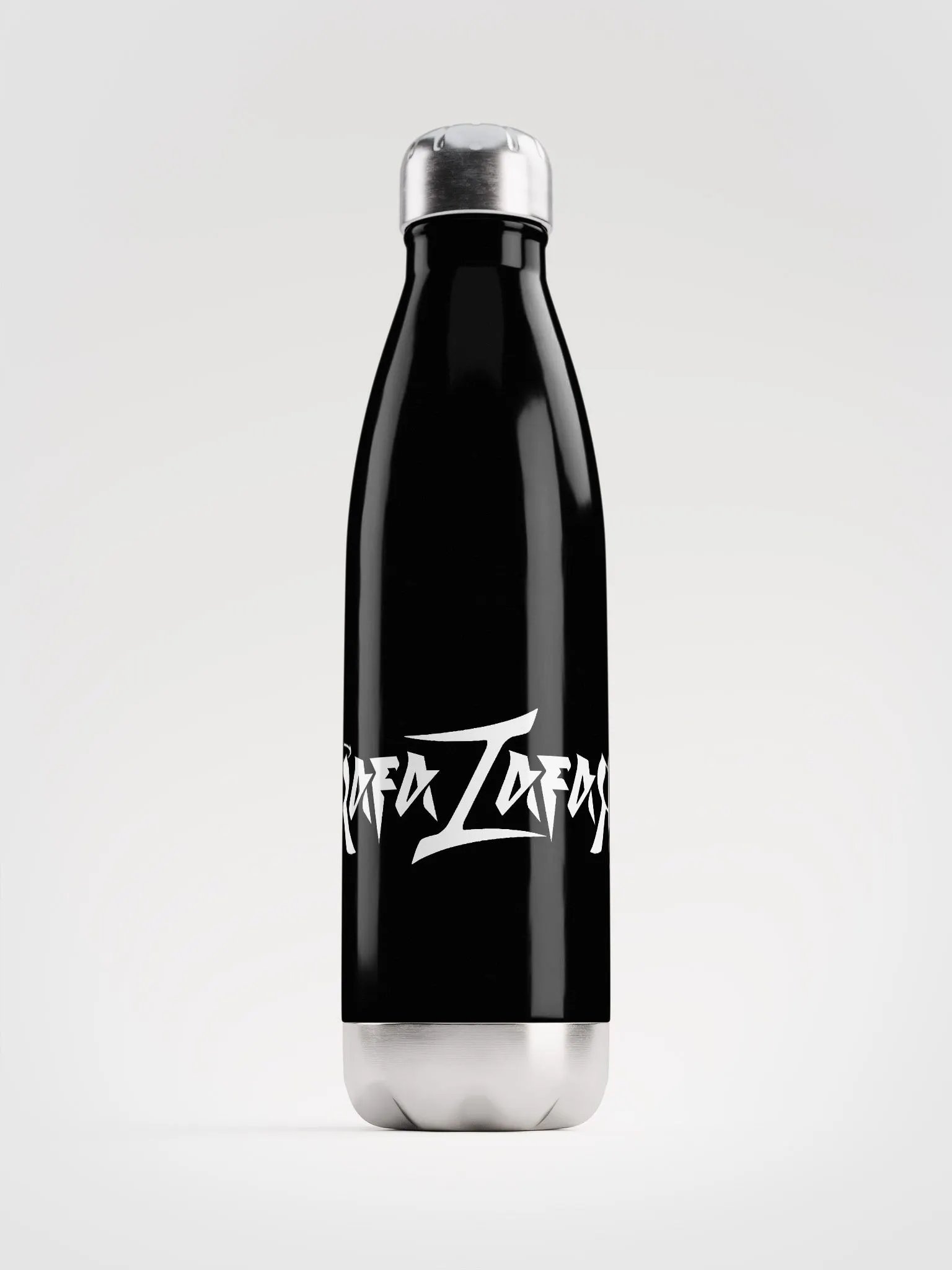 RafaZafar Logotext Steel Thermos (black) product image (1)