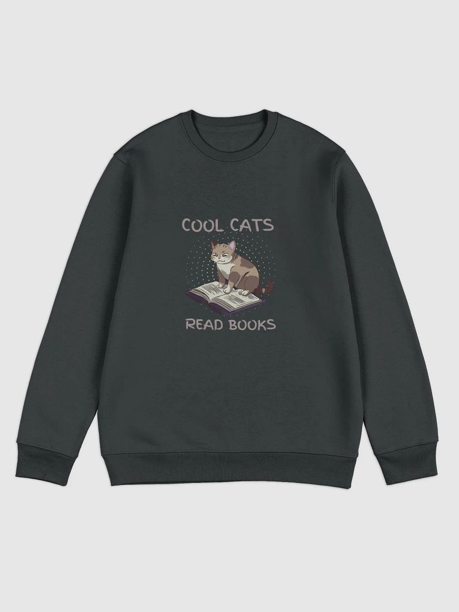 Cool Cats Read Books Unisex Sweatshirt product image (2)