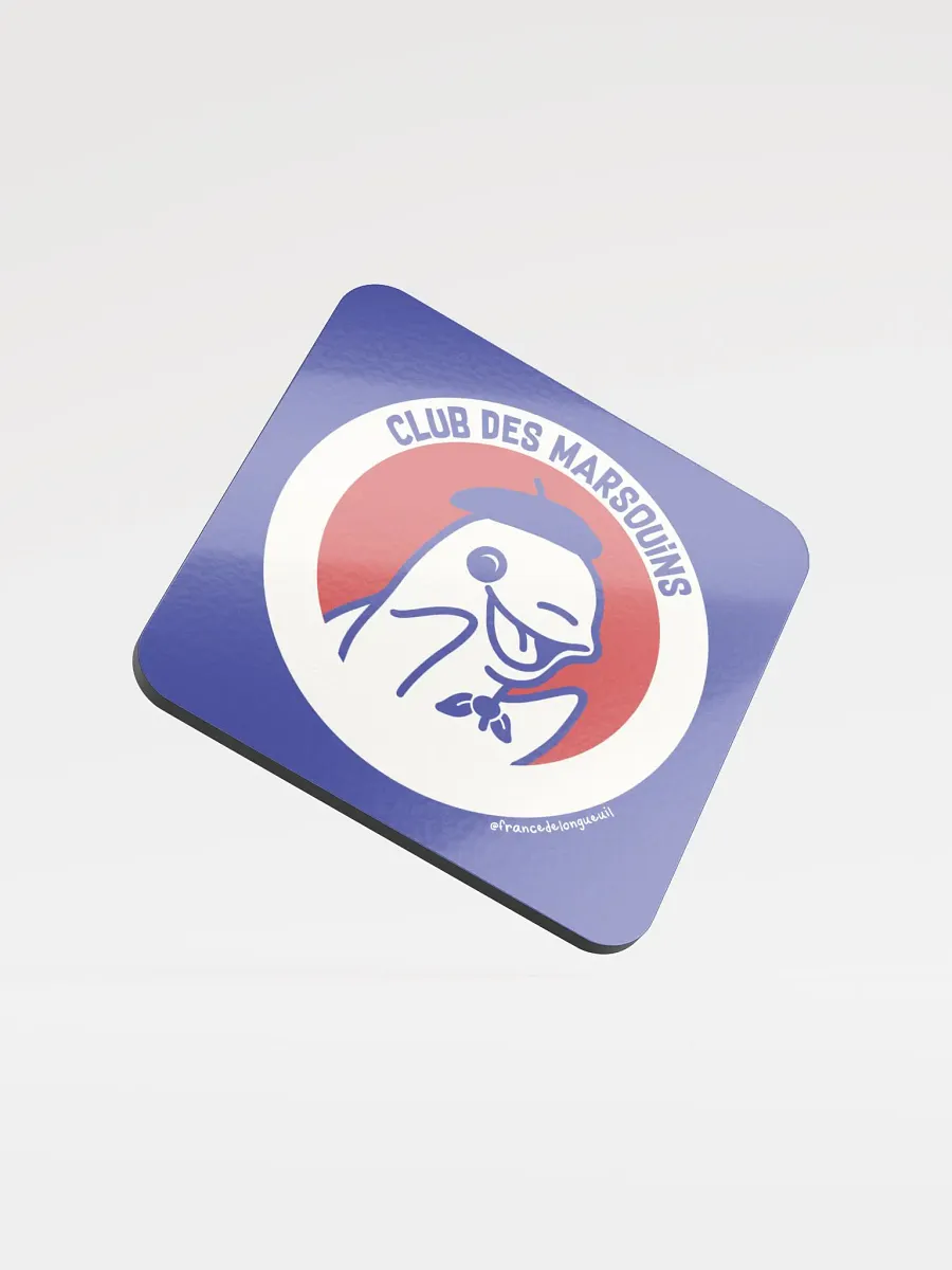Sous-verre/Coaster ''Club des marsouins'' product image (1)