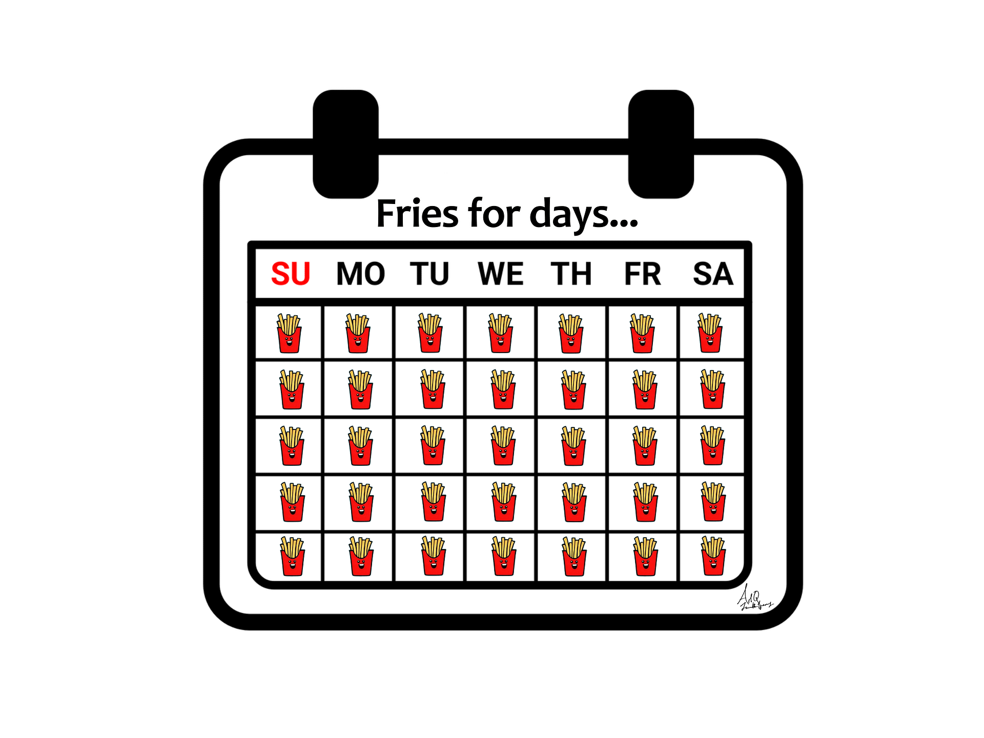 Fries for days... COLORED MUG product image (71)