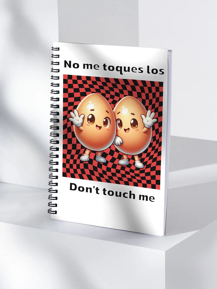 Don't Touch Me Animated Egg Duo Spiral Notebook product image (3)