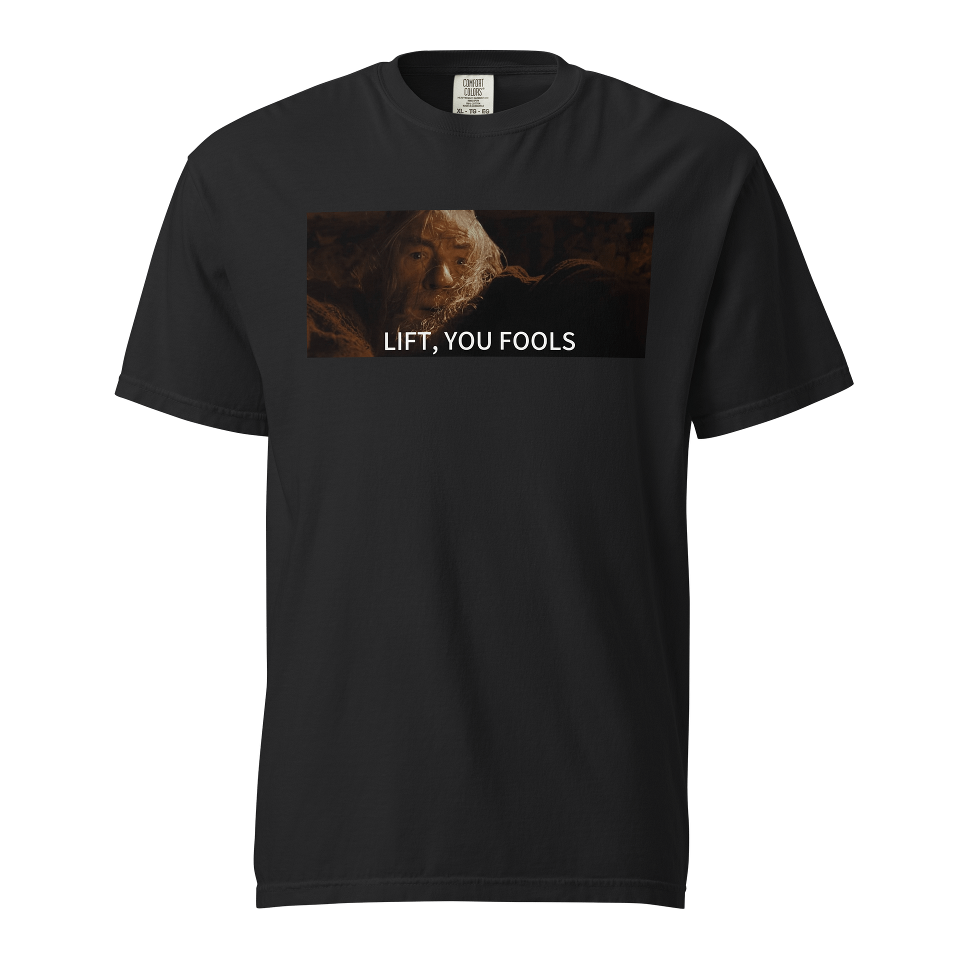 LIFT, YOU FOOLS SCUMBAG GANDALF TEE product image (1)