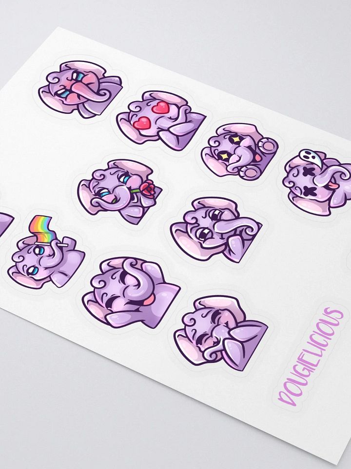 Elephant Stickers (12 pack) product image (2)