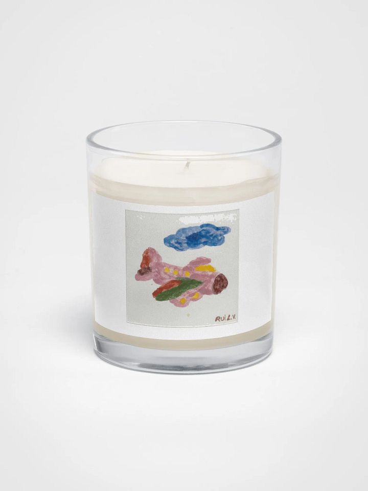 Kid Airplane (Soy Wax Candle In A Clear Glass Jar) product image (1)