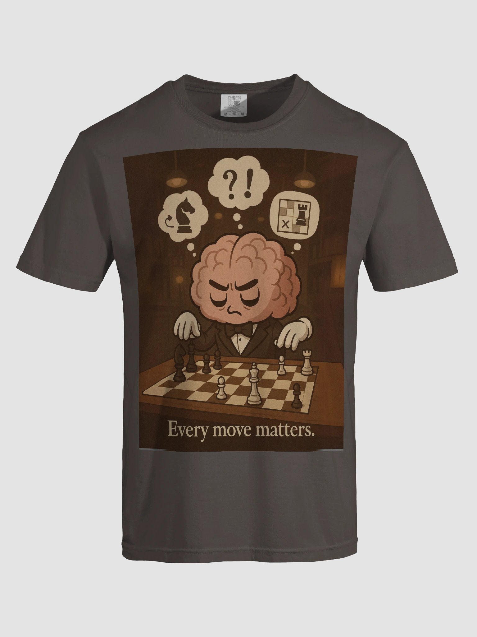 Every Move Matters - Strategic Chess Heavyweight T-Shirt product image (5)