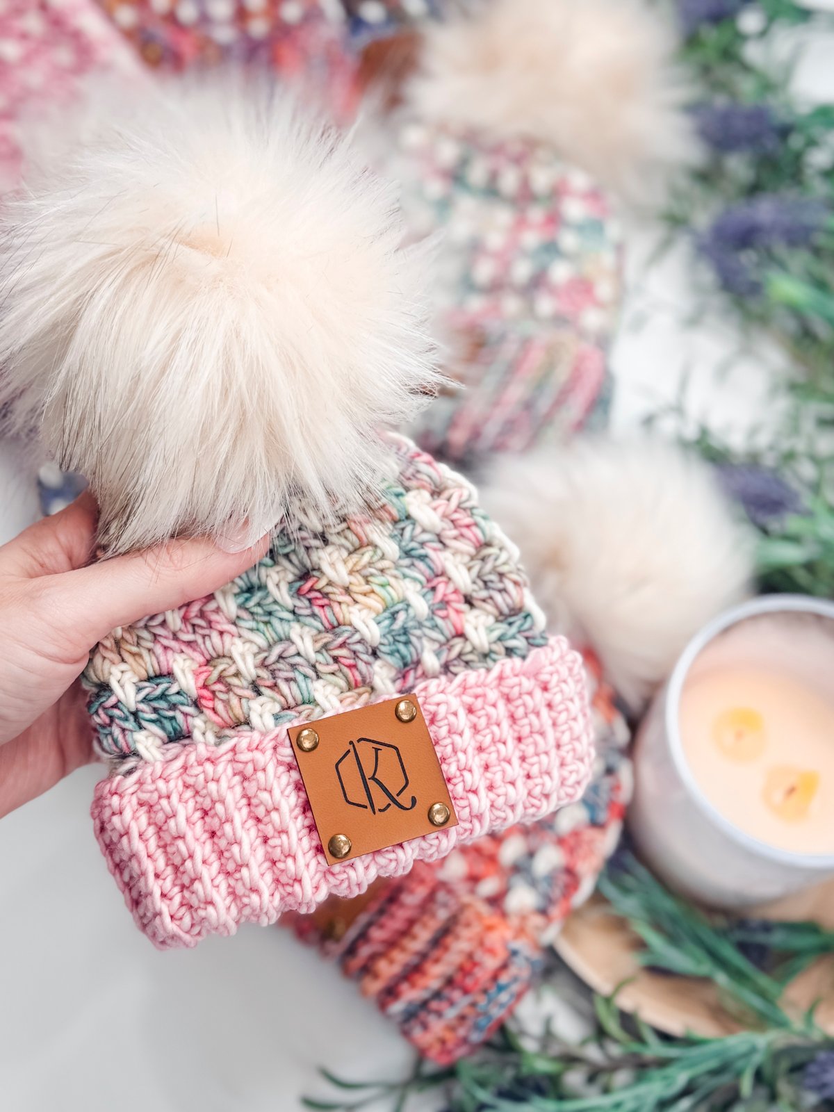 Block Stitch Crochet Hat Pattern, 7 Sizes + Video Tutorial product image (7)