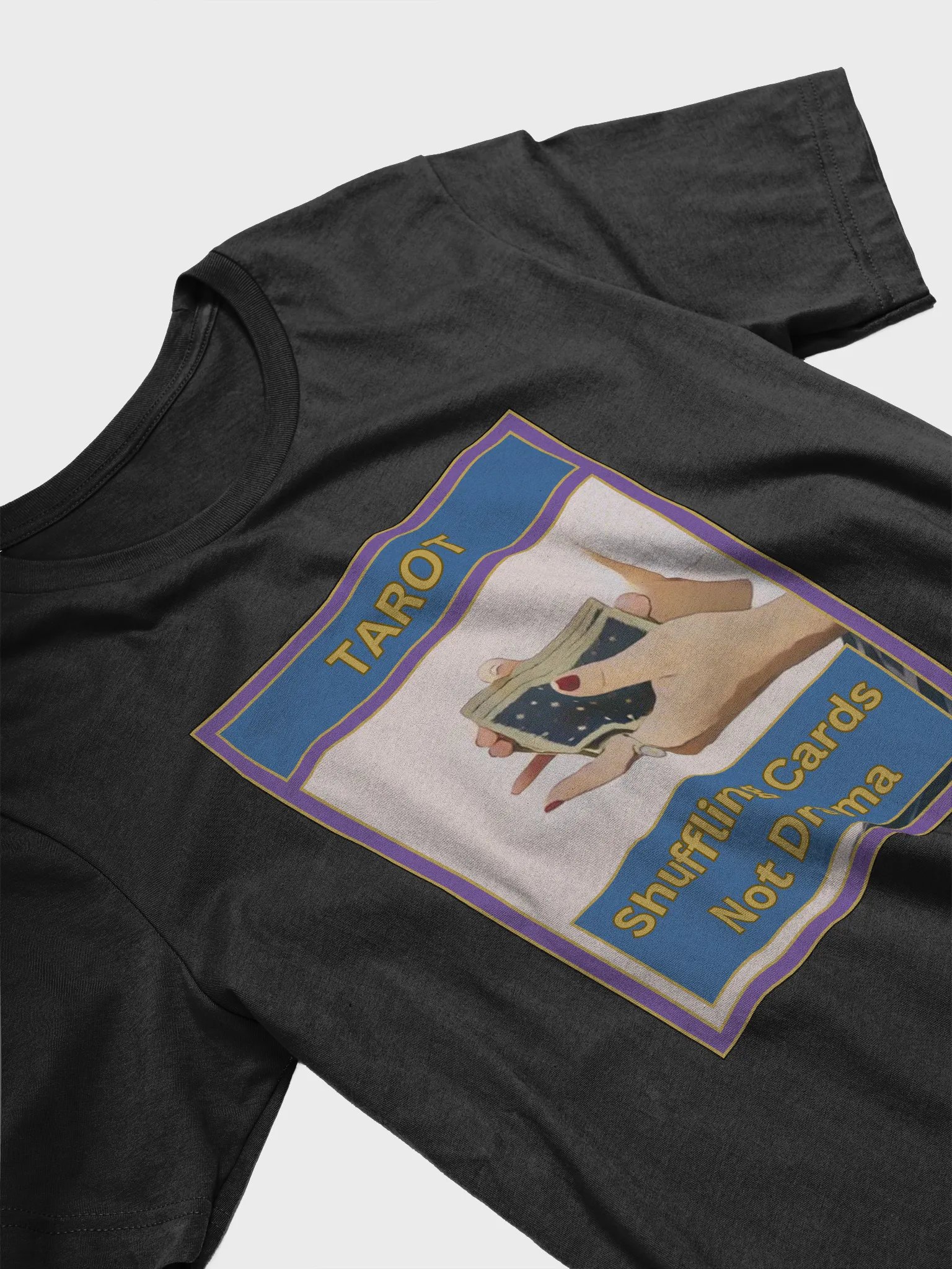 Tarot Shuffling Cards Not Drama Tarot T-Shirt, Tarot Card Vibes T-Shirt, Tarot Card T-Shirt product image (3)