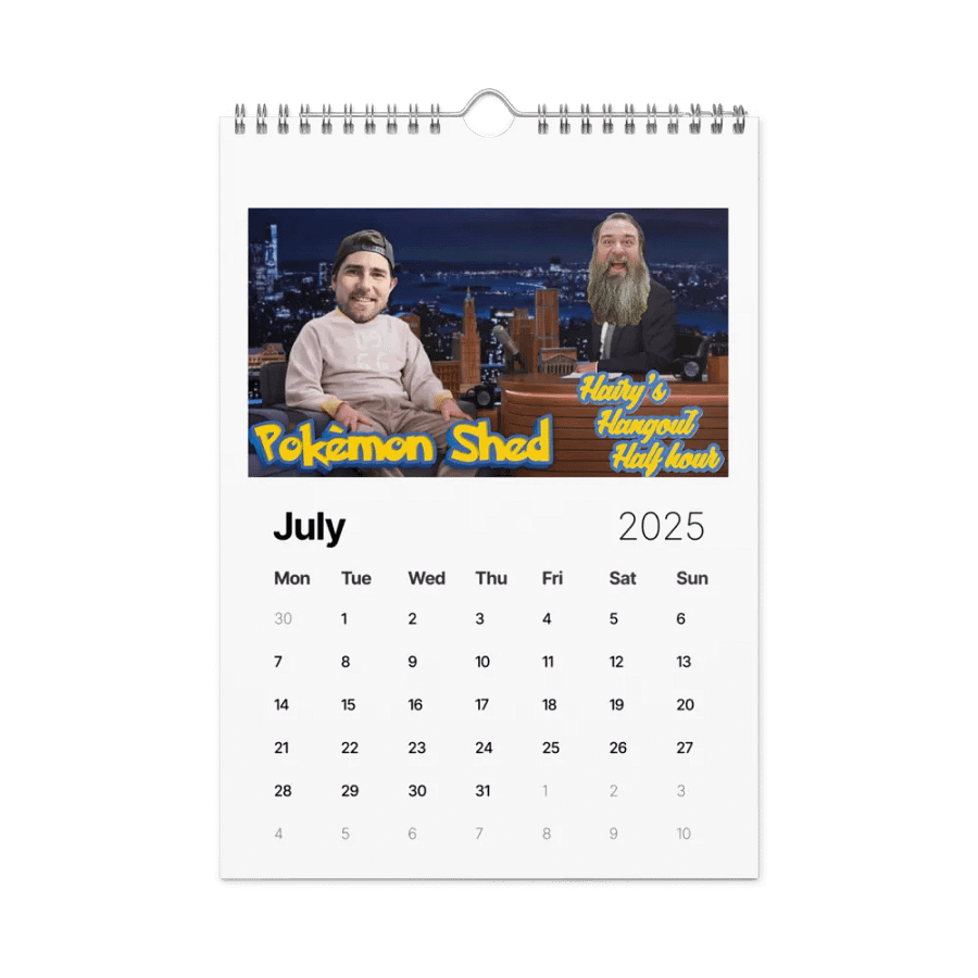 Hairy Snorlax Wall Calendar (2025) product image (7)
