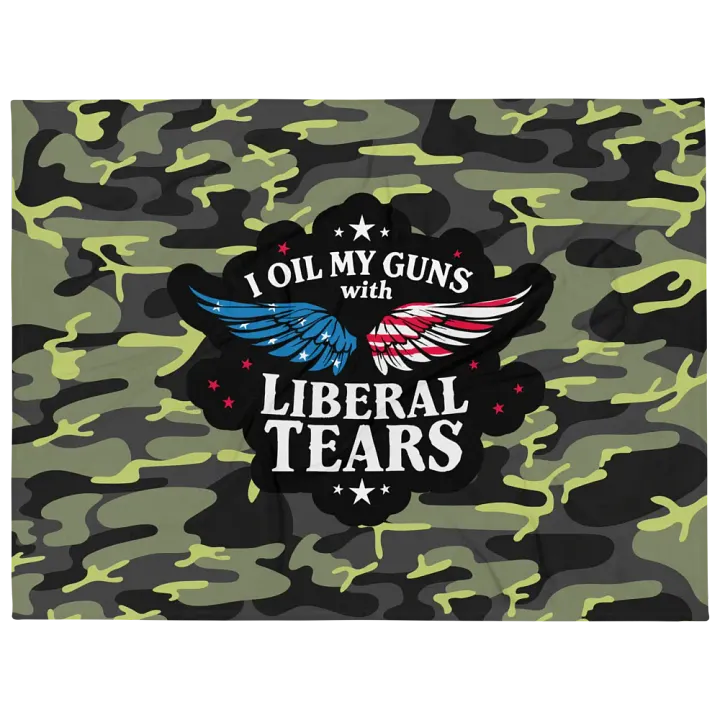 Throw Blanket: Liberal Tears Gun Oil product image (2)