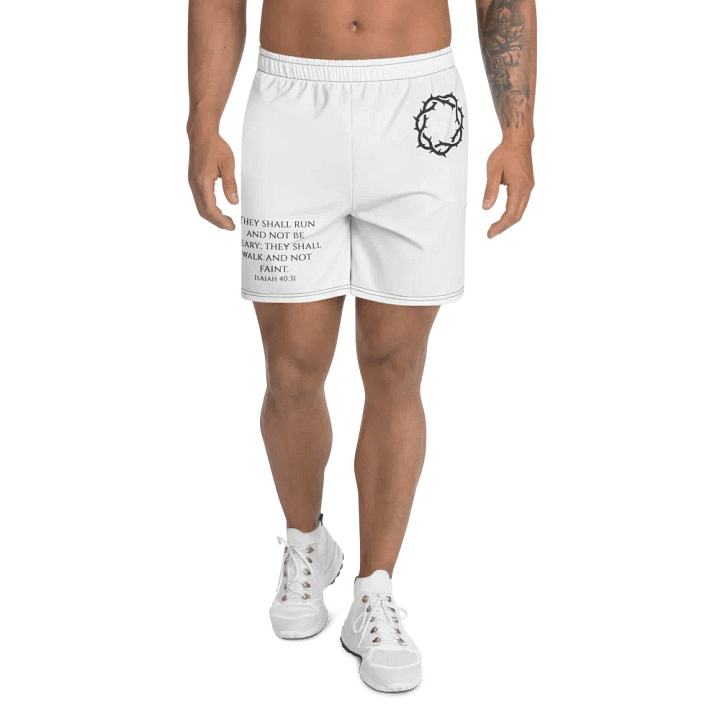Isaiah 40:31 Athletic Shorts product image (1)